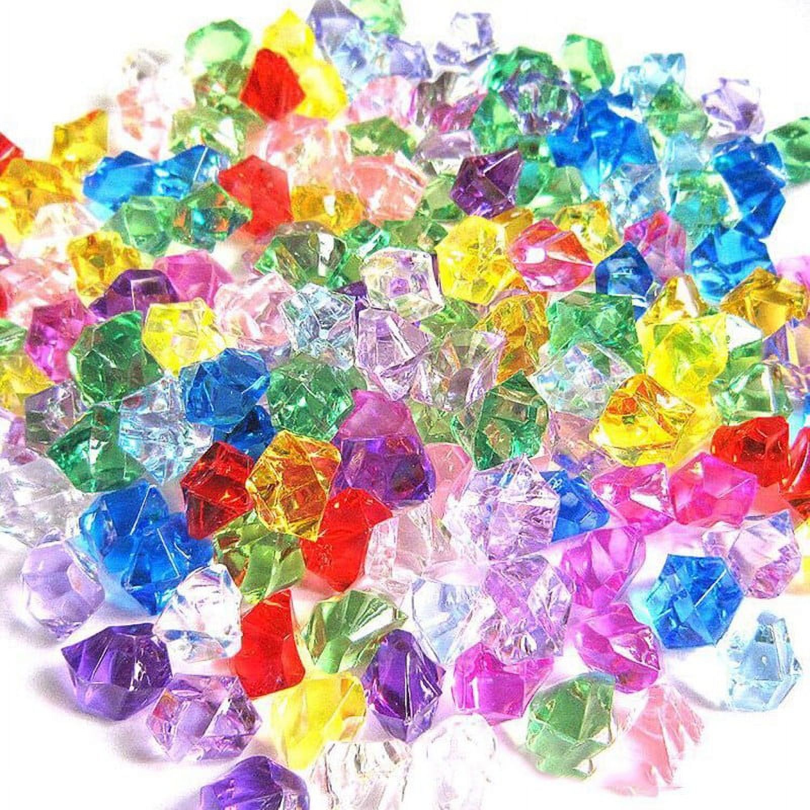 Plastic Gems Ice Grains Colorful Small Stones Children Jewels
